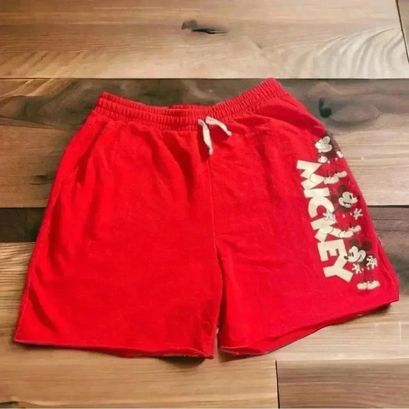 Disney Mickey Mouse red Junior’s size 11-13  sweat shorts. #Mickey #Disney - Picture 1 of 2